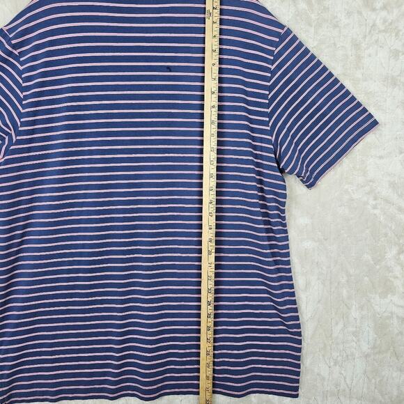 Peter Millar Seaside Wash Polo Mens XL Striped Outdoor Golf Preppy Classic AUB - Picture 5 of 7
